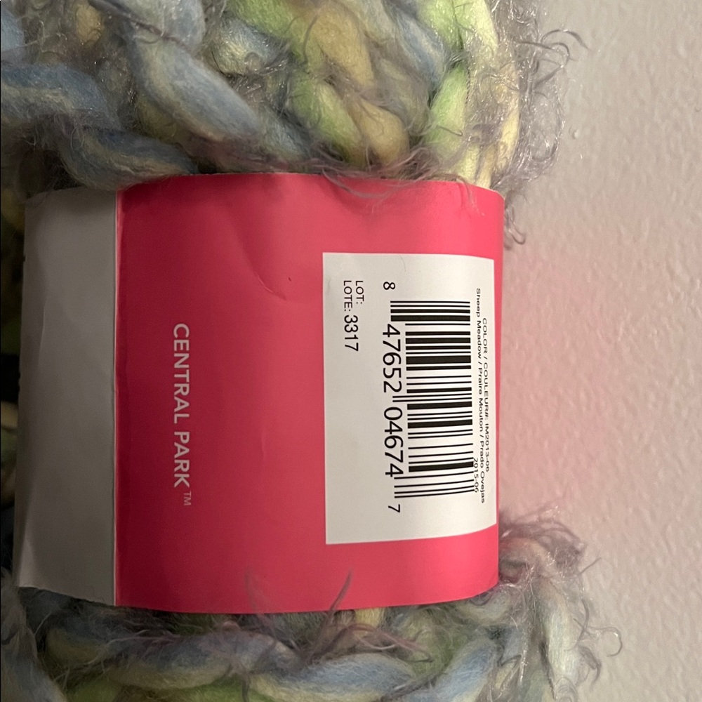 Issac Mizrahi…Premier Yarn in Blue/Yellow/Green…color is Sheep Meadow - Picture 3 of 5